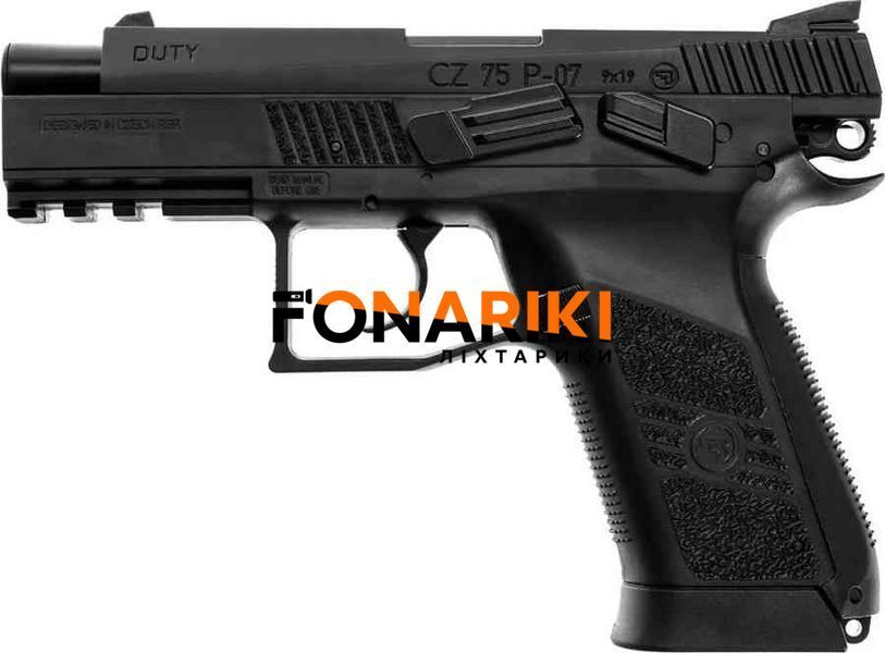 Пистолет страйкбольный ASG CZ75 P-07 Duty CO2. Blowback. кал. 6 мм