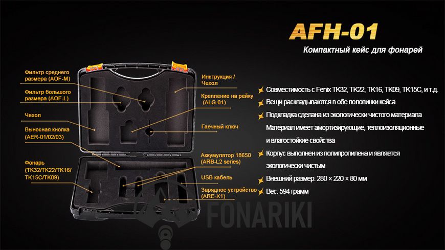 Кейс для ліхтарів AFH-01