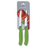Купить Нож кухонный Victorinox SwissClassic Tomato & Sausage лезвие 11см 2шт (блистер)