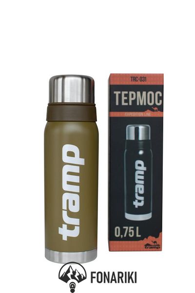 Термос Tramp Expedition Line 0,75 л оливковый (пожизненная гарантия)