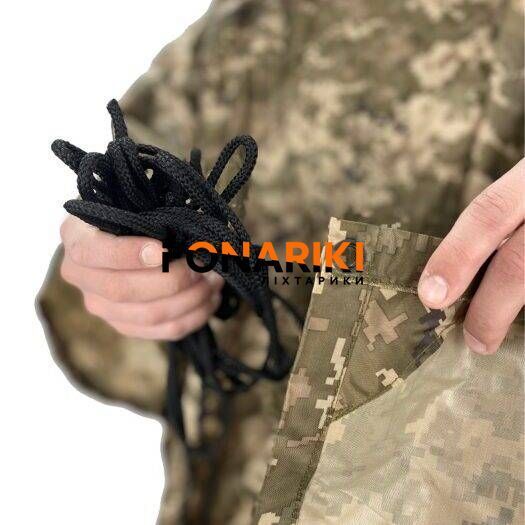 Тактичний пончо ЗСУ (плащ-намет) піксель (XL) (LE2894)