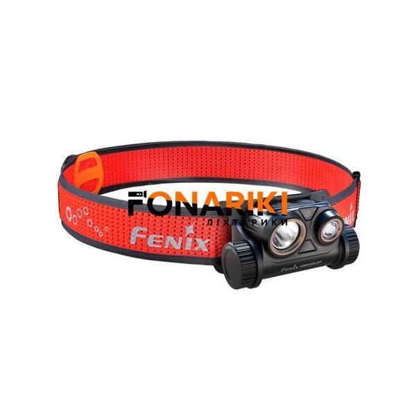 Ліхтар налобний для бігу Fenix HM65R-DT бузковий