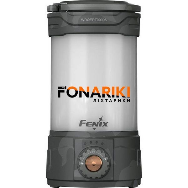 Ліхтар кемпінговий Fenix CL26R Pro, сірий камуфляж