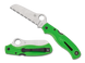 Нож Spyderco Atlantic Salt Green серрейтор