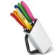 Набір кухонний Victorinox SwissClassic Utility Block 6шт з кольоровими ручками з підставкою Vx67127.6L