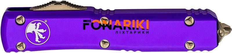 Ніж Microtech Ultratech Double Edge Bronze Purple