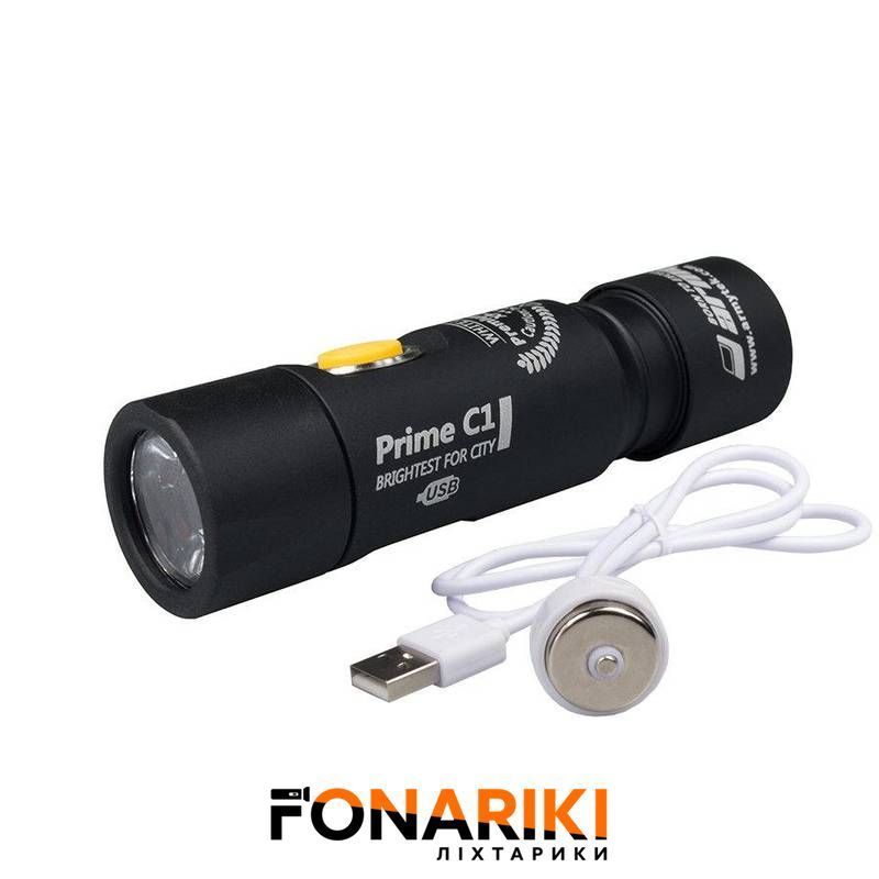 Armytek Prime C1 Pro Lampe LED magnétique USB Blanc Froid 1000 LM