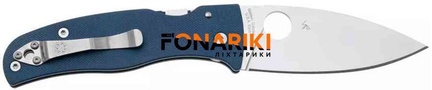 Ніж Spyderco Bodacious CPM SPY27 G-10 Cobalt Blue