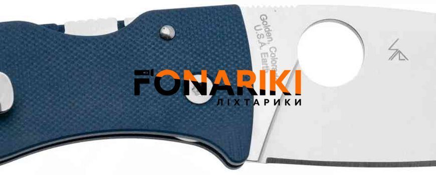 Ніж Spyderco Bodacious CPM SPY27 G-10 Cobalt Blue