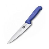 Купити Ніж кухонний Victorinox Fibrox Carving обробний 25 см синій (Vx52002.25)
