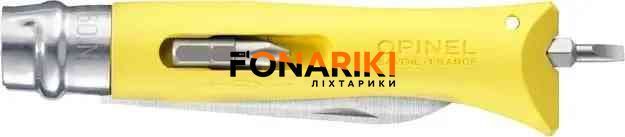 Ніж Opinel DIY №9 VRI Inox жовтий