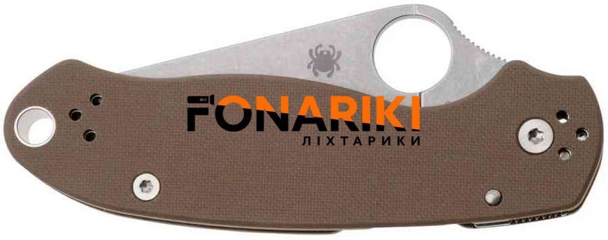 Ніж Spyderco Para 3 Sprint Run CPM 15V G-10 Brown