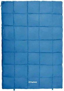Спальный мешок KingCamp Active 250 Double L Comf +11&deg;C / Lim +5&deg;C / Extr -6&deg;C Blue