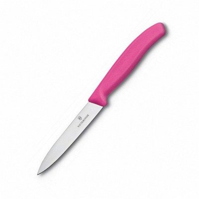Нож кухонный Victorinox SwissClassic Paring 10 см розовый (Vx67706.L115)