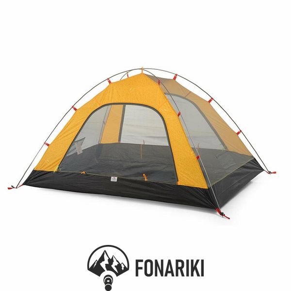 Палатка двухместная Naturehike P-Series NH18Z022-P 210T/65D, оранжевая