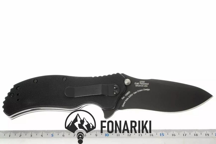Нож Zero Tolerance 0350 Matte Black Folder