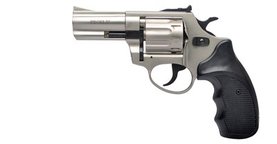 Револьвер флобера ZBROIA PROFI-3 Сатин. Рукоятка - пластик