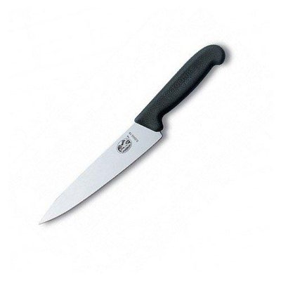 Нож кухонный Victorinox Fibrox Carving отделочный 19 см черный (Vx52003.19)