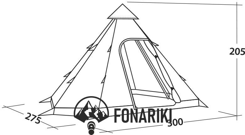 Палатка четырехместная Easy Camp Bolide 400 Rustic Green (120405)