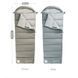 Спальник с капюшоном летний-демисезонный Naturehike M180 NH20MSD02, правый, серый