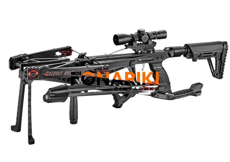 Арбалет блочный Poe Lang SIEGE 300 XBOW-95LB чёрный