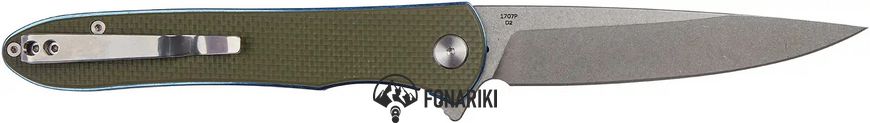 Нож Artisan Shark G-10 D2 Green