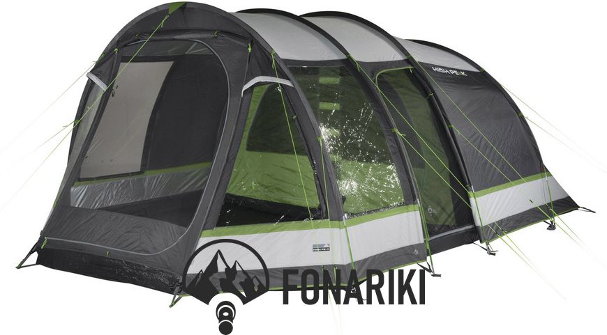 Палатка шестиместная High Peak Bozen 6.0 Light Grey/Dark Grey/Green (11837)