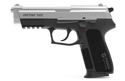 Пистолет стартовый Retay S22 калибр 9 мм. Цвет - nickel