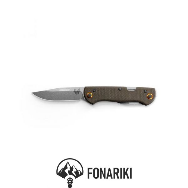 Ніж Benchmade "Weekender", 2 клинки, олива