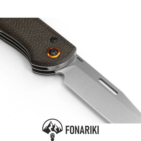 Нож Benchmade "Weekender", 2 клинка, оливка