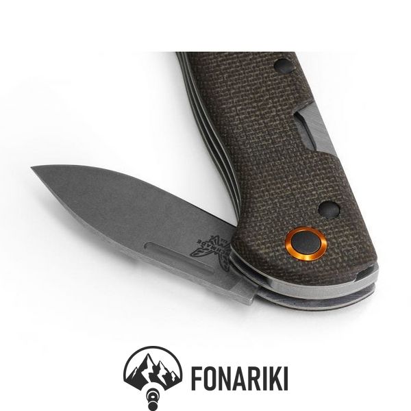 Нож Benchmade "Weekender", 2 клинка, оливка