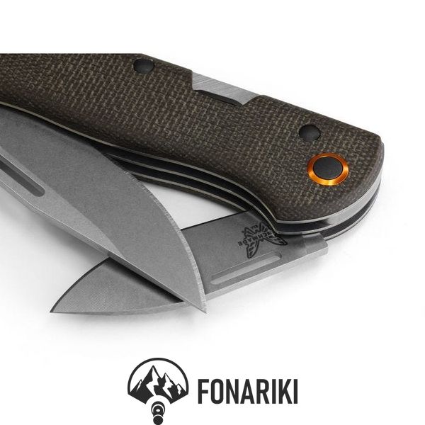 Ніж Benchmade "Weekender", 2 клинки, олива