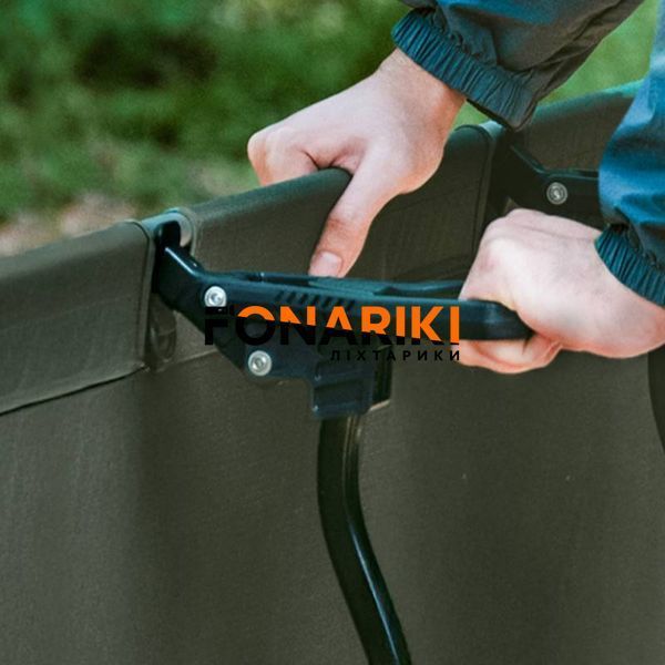 Ліжко складане Naturehike XJC08 CNK2550WS020, поліестер, алюміній, чорний