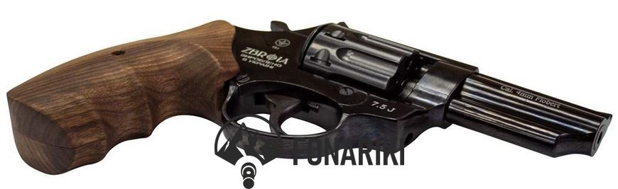 Револьвер флобера ZBROIA PROFI-3 Рукоятка - бук