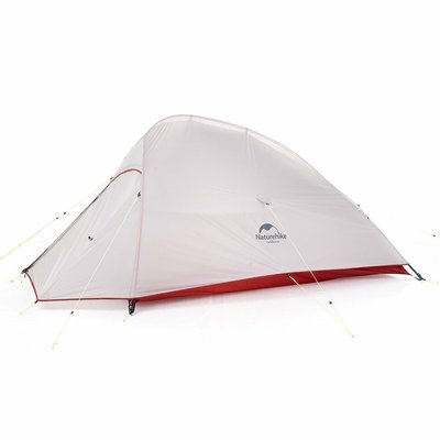 Палатка сверхлегкая двухместная с футпринтом и юбкой Naturehike Сloud Up 2 Updated NH17T001-T, 20D,