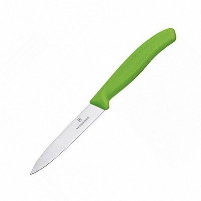 Нож кухонный Victorinox SwissClassic Paring 10 см зеленый (Vx67706.L114)