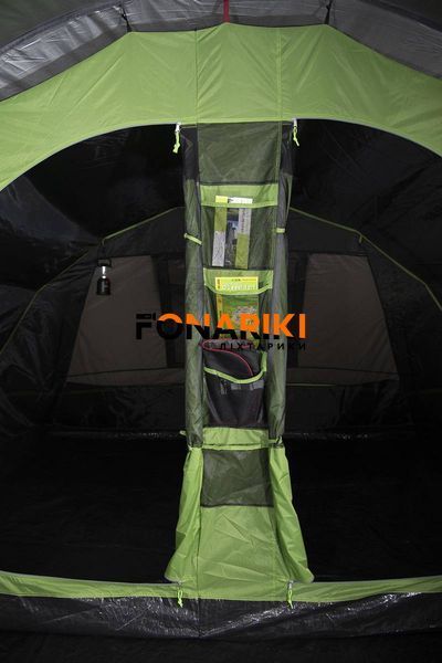 Палатка пятиместная High Peak Brixen 5.0 Light Grey/Dark Grey/Green (11816)