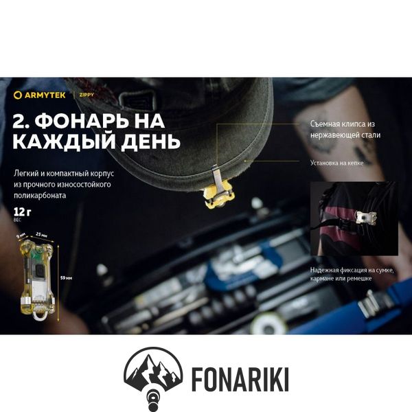 Фонарь Armytek Zippy USB, розовый