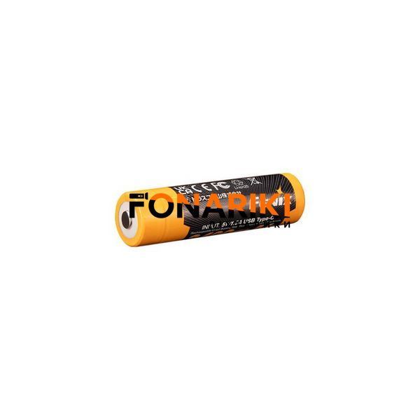 Акумулятор 18650 Fenix (3400 mAh) Type-C