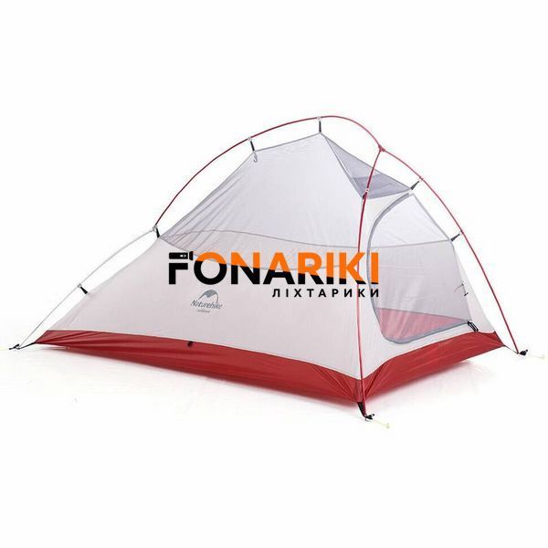 Палатка сверхлегкая 2 местная с футпринтом и юбкой Naturehike Сloud Up 2 Updated NH17T001-T, 20D,