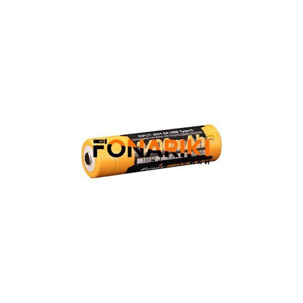 Акумулятор 18650 Fenix (3400 mAh) Type-C
