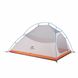 Палатка сверхлегкая двухместная с футпринтом Naturehike Сloud Up 2 Updated NH17T001-T, 210T, оранжевая