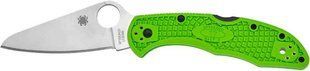 Ніж Spyderco Salt 2 Plainedge LC200N green
