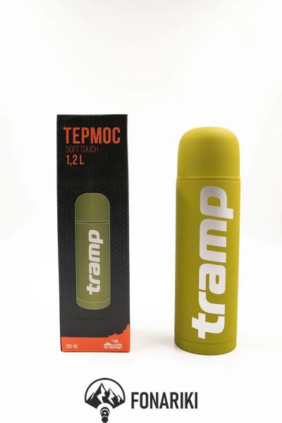 Термос Tramp Soft Touch 1,2 л жовтий TRC-110-yellow