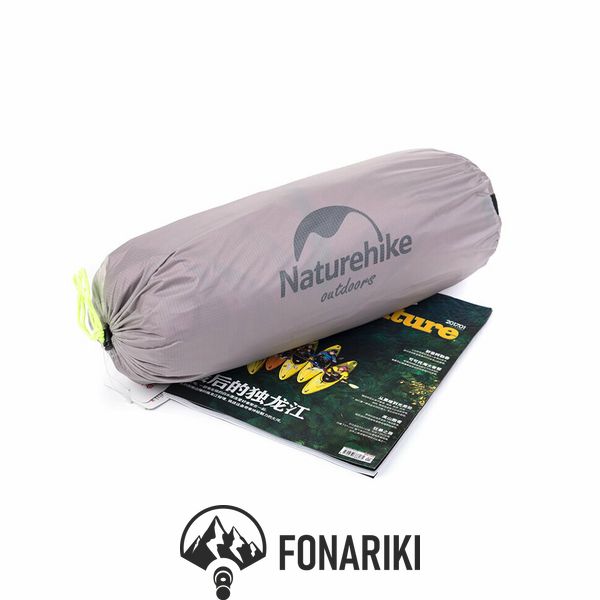 Намет надлегкий двомісний з футпринтом Naturehike Star River 2 Updated NH17T012-T, 210T, помаранчевий