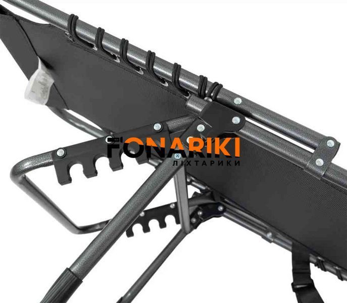 Раскладушка складная KingCamp Hamburg Plus Grey/Black