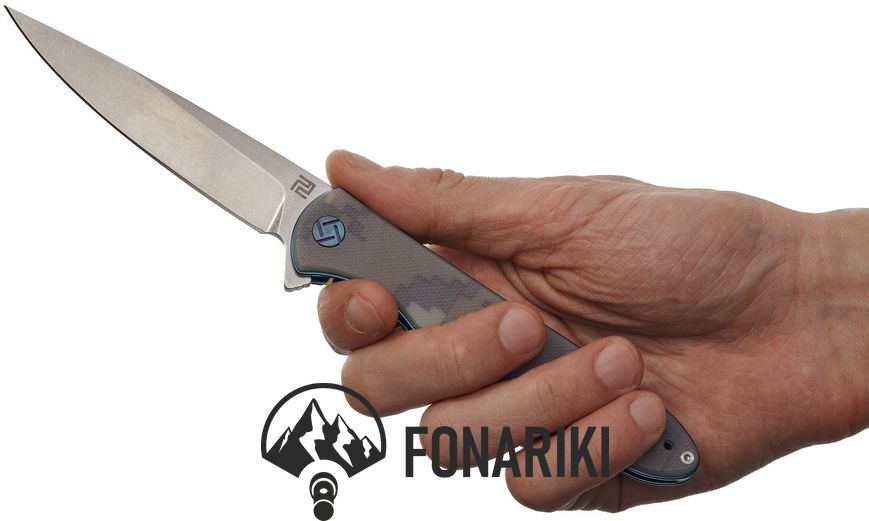 Нож Artisan Shark Camo G10