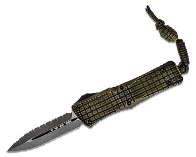 Ніж Microtech Combat Troodon Frag Off Grenade Green FS Apocalyptic