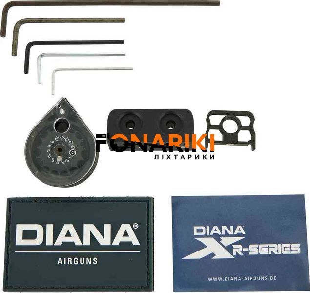 Пневматична PCP гвинтівка Diana XR210 4.5 мм Grey