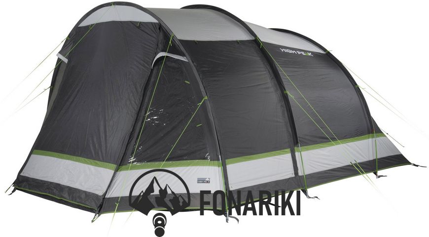 Палатка четырехместная High Peak Meran 4.0 Light Grey/Dark Grey/Green (11806)